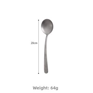 CHUANGGUANJIA | Retro Japanese Style 304 Stainless Steel Cutlery Set