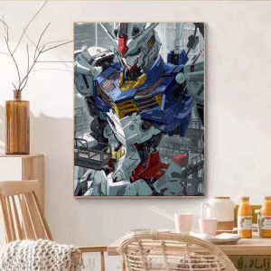 Full Diamond Handmade Embroidery Artwork Decorative Painting Diamond Sticker Filling High Difficulty Robot Mecha Chinese Style
