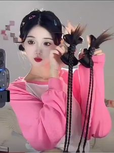 Wig Jepit Rambut Wig Grippe Hairclip Buble Ponytai Kepang Wig Wanita Aksesoris Rambut Wig Wanita