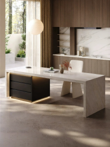 High-end Natural Luxury Quartz Central Island 2026