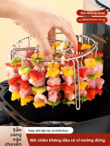XIANGYOUYOU | Giá Nướng Que Thịt Tương Thích Với Lò Chiên Không Dầu Inox 304