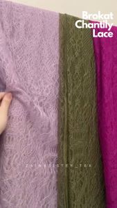 Kain Chantily Lace Panel | Brokat Chantilly | Bakal Kain Kebaya Chantily Santili