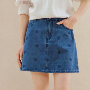 INMAN | Embroidered Summer Mini Skirt