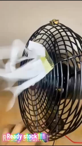 12V/24V 8 Inch Car Fan 2 Speed Truck Fan Heavy Duty Cooling Fan Lorry Trailer Excavator Adjustable Auto Fan