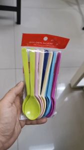 ช้อนเบบี้ ABS ASP202 คละสี ( 12 ชิ้น ) ตราโกลด์เด้น ฮอร์ส