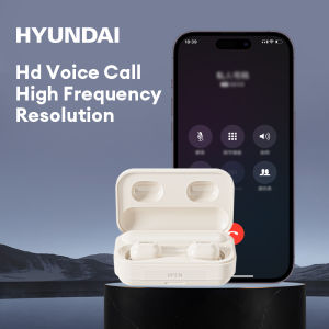 Hyundai HY-T04 Tai nghe bluetooth TWS Tai nghe không dây mic Fone Tai nghe Bluetooth Tai nghe nhét tai thể thao Tai nghe cho Apple iPhone