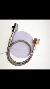High Pressure 1.5m/90cm CO2 Adapter Hose For Grohe Blue Home Machine to 2-10 kg Bottles Tank Cylinder