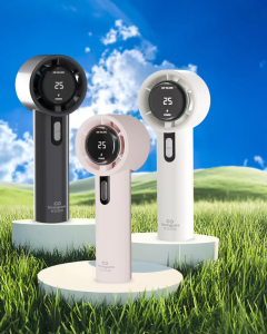 Strongcore NEVEREND Upgraded Battery Portable Handheld Fan - Up to 23 Hours Runtime 1-100 Speeds