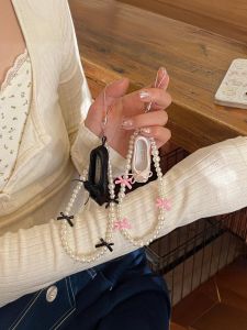 Ballet Shoe Butterfly Knot Mobile Phone Chain Car Key Ring Girls Accessory Creative Gift Festival Supplies