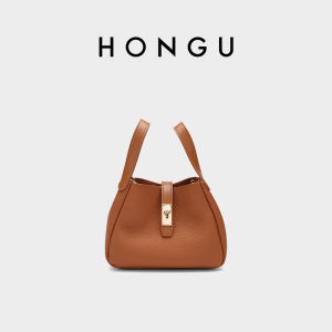 Red Valley 2025 New Style Genuine Leather Single Shoulder Handbag Commuter Bucket Bag Ladies Satchel Small Bag Crossbody Purse