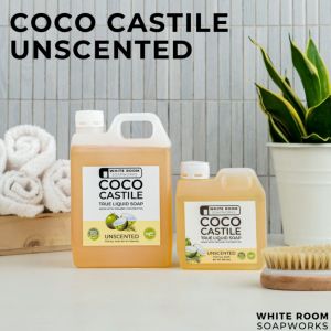 WRS All Natural Unscented Coco Castile Liquid Soap | Pure & Natural Cleanser for Sensitive Skin 250ml | 500ml | 1 Liter