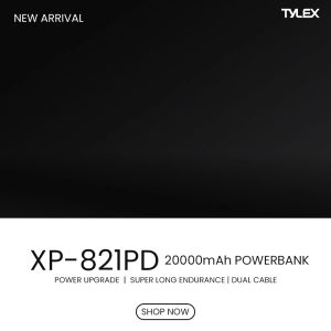 TYLEX XP-821PD 65W Powerbank: A Portable Solution with 20000mAh Battery Capacity
