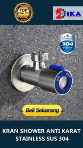 Kran Shower ON/OFF SUS 304 STAINLESS STEEL ASLI ANTI KARAT AWET JANGKA PANJANG ON OFF TOILET MURAH