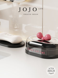 Double Layer Soap Dish Mr. Grocerys L PD Cat Fun No Drilling Required Soap Holder Nordic Style Bathroom Storage Rack