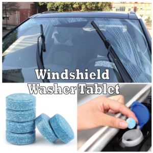 CAR WIPER CLEANER WIPER SHAMPOO GLASS CLEANER WINDSHIELD WASHER TABLET MIRROR 25GM