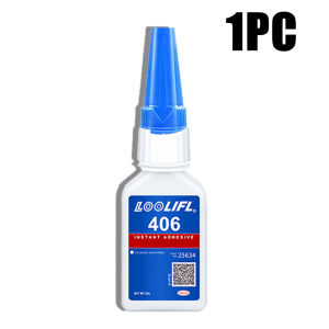 Loolifl Instant Super Glue Quick Dry Low Whitening Multi Material Repair Glue for Plastic Rubber Metal Wood Ceramic DIY Craft