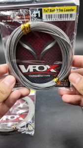 VFOX Tali Seling Tali Dawai Tali Neklin Perambut Fishing Wire Leader 7X7 (10 meter) Stainless Steel Saltwater Jigging Tenggiri