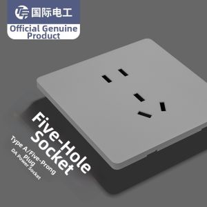 Satin Matte Ultra Thin Switch Sockets Home Use