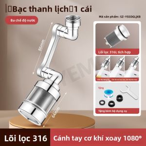 Bộ Lọc Vòi Nước Chống Bắn với Tay Nối Dài cho Bồn Rửa