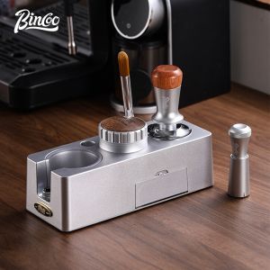 BINCOO Coffee Tamper Base Set Coffee Machine Handle Bracket Tamper Powder Distributor Set Coffee Utensils 51/58MM