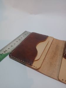 dompet kulit sapi vegtan dompet kartu slim dompet kartu simple dompet kartu handmade