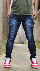 Celana Jeans Cargo Pria Panjang Terbaru 2025 Celana Cargo Jeans Pria Terlaris Celana Jeans Cargo Pria Dewasa Celana Jins Cargo Slim Fit