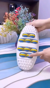 AC Foot Roller Massager Pad For Pain Relief Deep Relaxation Theraphy Reflexology Acupressure Massage