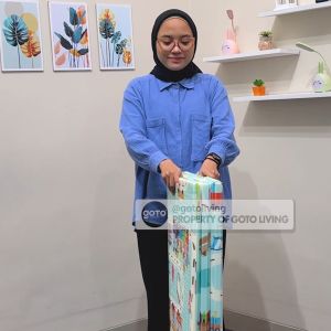 Goto Shiro Playmate Bayi Matras Lipat Playmat Anak Tebal 180x200 cm