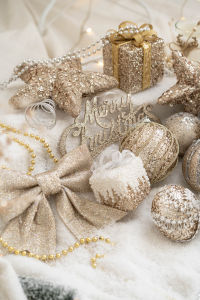 Hromeo Trang Trí Giáng Sinh Bóng Trang Trí Cây Thông Trang Trí Cửa Sổ Hình Tròn Họa Tiết Lễ Hội Phụ Kiện Giáng Sinh