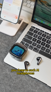 Awei TP100 Âm bass mạnh âm thanh nổi HiFi Tai nghe Bluetooth Tai nghe không dây tai nghe tiêu cự chống ồn 50dB enc màn hình cảm ứng