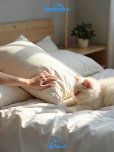 MildMate ปลอกหมอนไม่ติดขนสัตว์ กันไรฝุ่น ทำความสะอาดง่าย สำหรับคนรักสัตว์