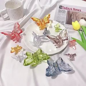 Jedai Jepit Rambut Jepitan Wanita Motif Kupu-Kupu Butterfly Kristal Transparant Hair Claw Clip Aksesoris Fashion Gaya Korea Korea Thailand Premium Ori Original