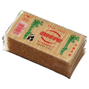 Double-Headed Bamboo Toothpicks Fine 5 Packs Disposable Sticks for Home And Restaurant Use Fruit Skewers Kitchen Utensils