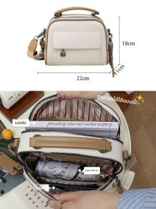 กระเป๋าถือผู้หญิงแบบสะพายข้างทรงสี่เหลี่ยมเล็กสีบล็อกสุดหรู กระเป๋าเป้สะพายหลังแบบลำลองสำหรับการเดินทางในชีวิตประจำวัน