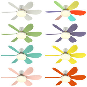 【New Arrival】2 In 1 Electric Ceiling Fan 3 Gear Adjustable Ceiling Fans with LED Lights Timing Modern LED Lamp Fan for Garage Office