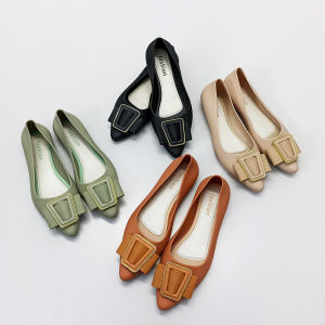 Sampai7an SPT-67 Sepatu Flat Shoes Wanita Kasual Woman Slip-On Cewek Kerja Simple Terbaru COD