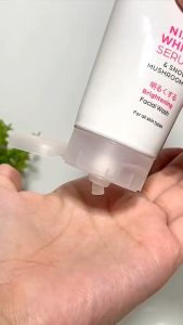 SHINZUI WHITEssentials Acne Calm Brightening Facial Wash CICA | Double Brightening Facial Wash Snow Mushroom 80ml | 20ml