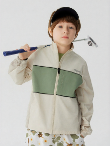 JOLLY BEAN | Color Block Retro School Kids Jacket