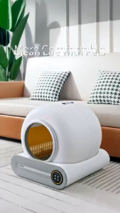 HENDO Automatic Smart Cat Litter Box Self Cleaning Fully Enclosed Cat Litter Box Pet Toilet Litter Tray