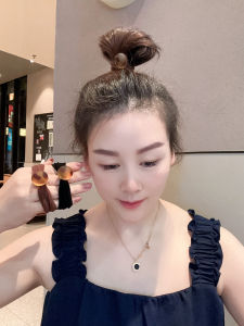 Frosted Leopard Print Ball Head Rope ~ High Ponytail Bold Thickened Hair Rope Not Wrapped Hair Towel Ring High Elastic Low Ponytail
