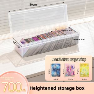 Dustproof Card Storage Box Large Capacity