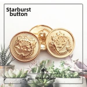 Matte Finish Zinc Alloy Buttons for Mens Suit Coats And Jackets Black Fashionable College Style Golden Embossed DIY Sewing Accessories
