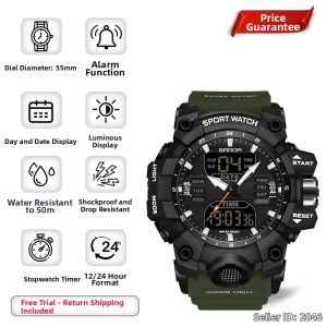 FUGUIJIAREN | Military Outdoor Sports Multi-Function Watch