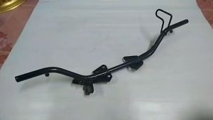 ชุบโครเมี่ยมสวยมาก! เหล็กพักเท้าหน้าเวฟ Wave110i OLD สีดำ