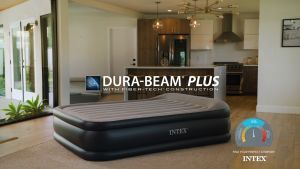 ที่นอนเป่าลม INTEX รุ่น Mid-Rise Comfort (Plus) สีฟ้า