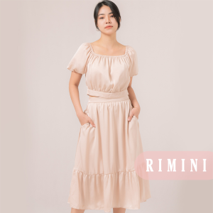 RIMINI - Setelan Wanita Sabrina Bahan Satin Adem XS-XL - Kekinian Grasella Set 85821-85822
