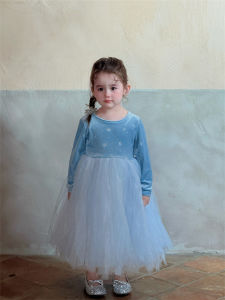 Frozen Elsa Princess Dress With Cape New 2025