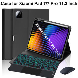 Case for Xiaomi Pad 7 11.2 inch Bluetooth keyboard case for Xiaomi Pad 7 Pro 11.2 inch