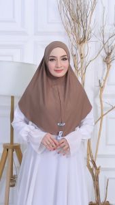 Jilbab Instan Bergo Zaida Jersey Malay Premium Semi Syari i / Hijab Instan Bergo Jersey Muslim Wanita