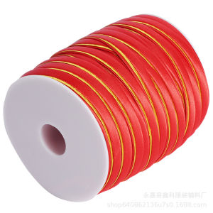 Double Color Silk Ribbon No Ironing Edge Trimming Satin Fabric Accessories for Clothing DIY Sewing Home Textile Ribbon